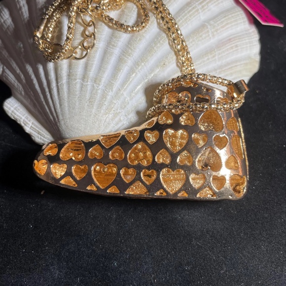 New Betsey Johnson Blue & White Nike Tennis Shoe Rhinestone Embellished Chain - Picture 5 of 5